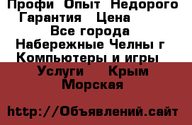 Профи. Опыт. Недорого. Гарантия › Цена ­ 100 - Все города, Набережные Челны г. Компьютеры и игры » Услуги   . Крым,Морская